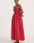 LAUDE the Label Strappy Bodice Dress - Poppy