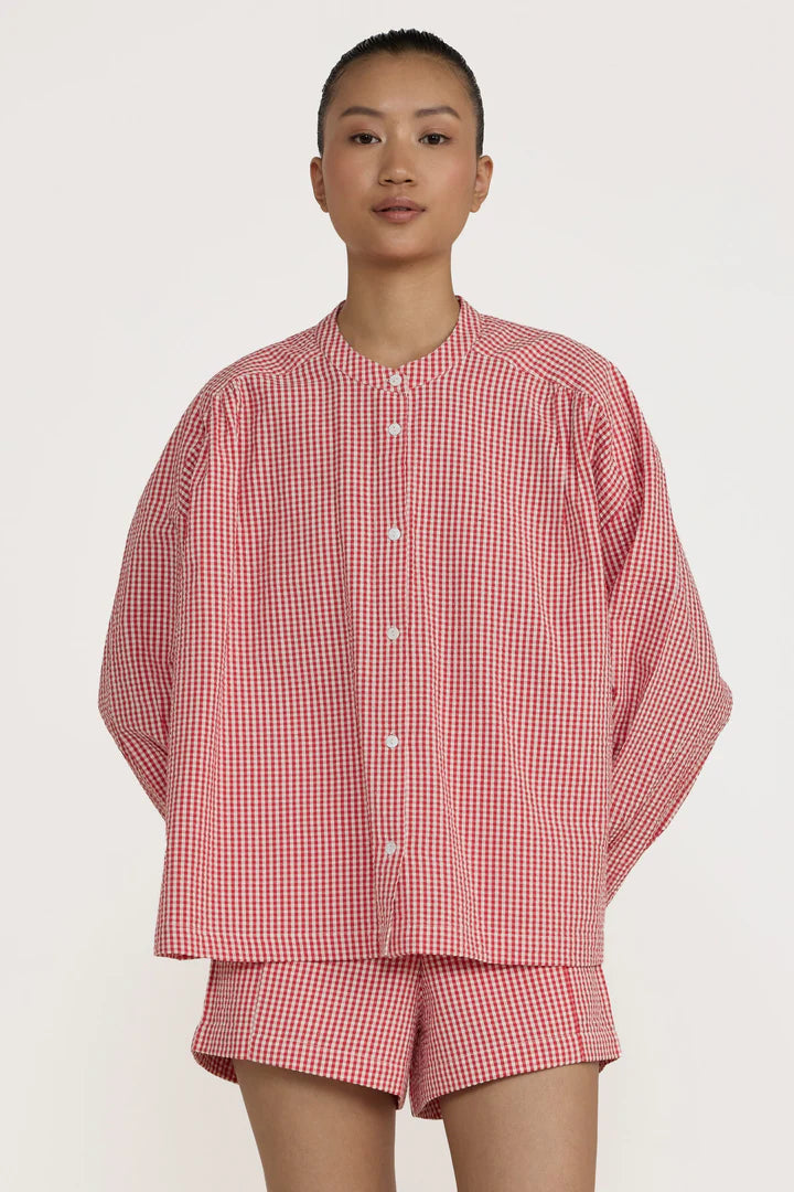 LAUDE the Label Francoise Top - Poppy Gingham – Figgy Co.