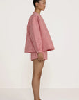 LAUDE the Label Francoise Top - Poppy Gingham