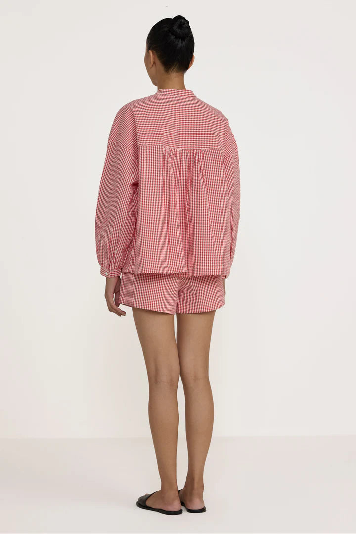 LAUDE the Label Francoise Top - Poppy Gingham – Figgy Co.