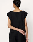 Laude the Label Everyday Top - Black Cotton