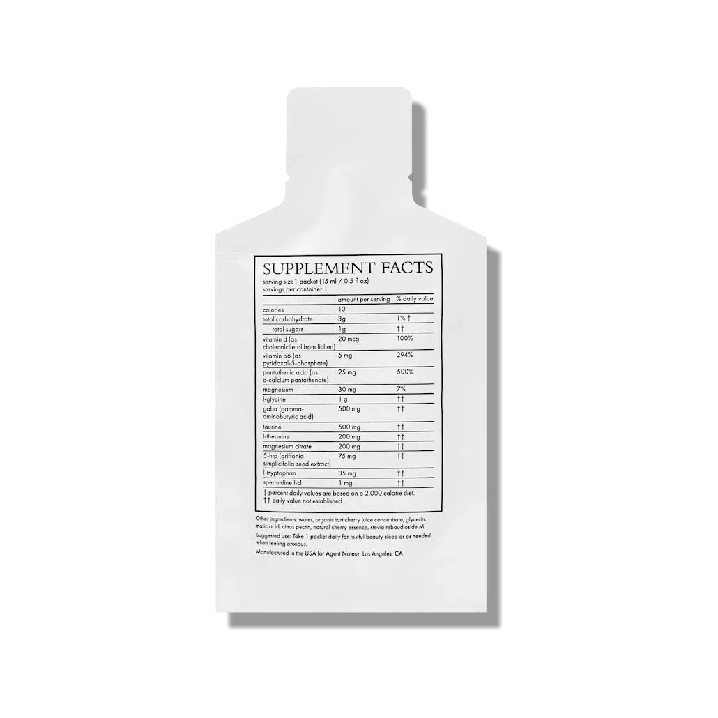 Agent Nateur calm (beauty) spermidine & taurine daily supplement