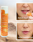 Suntegrity Mineral Lip Balm SPF 15 - Pineapple