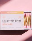 Mei Apothecary - Biodegradable Pink Cotton Swabs