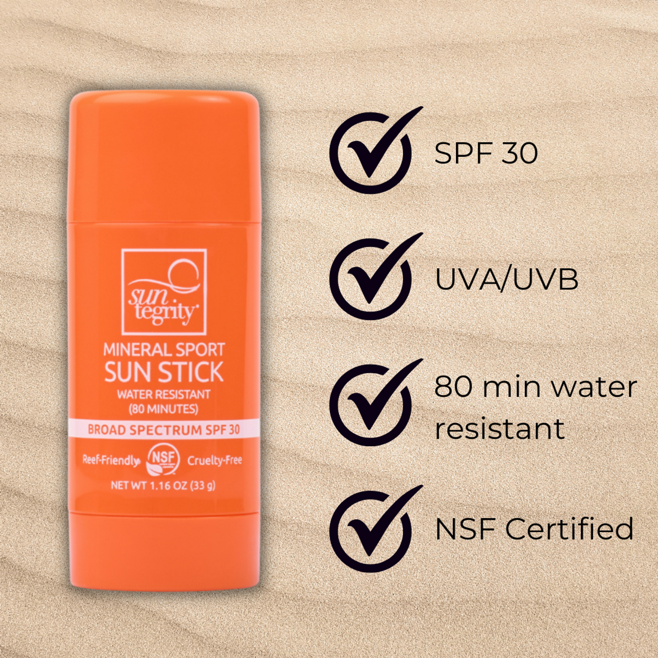Suntegrity Mineral Sports Stick - SPF 30