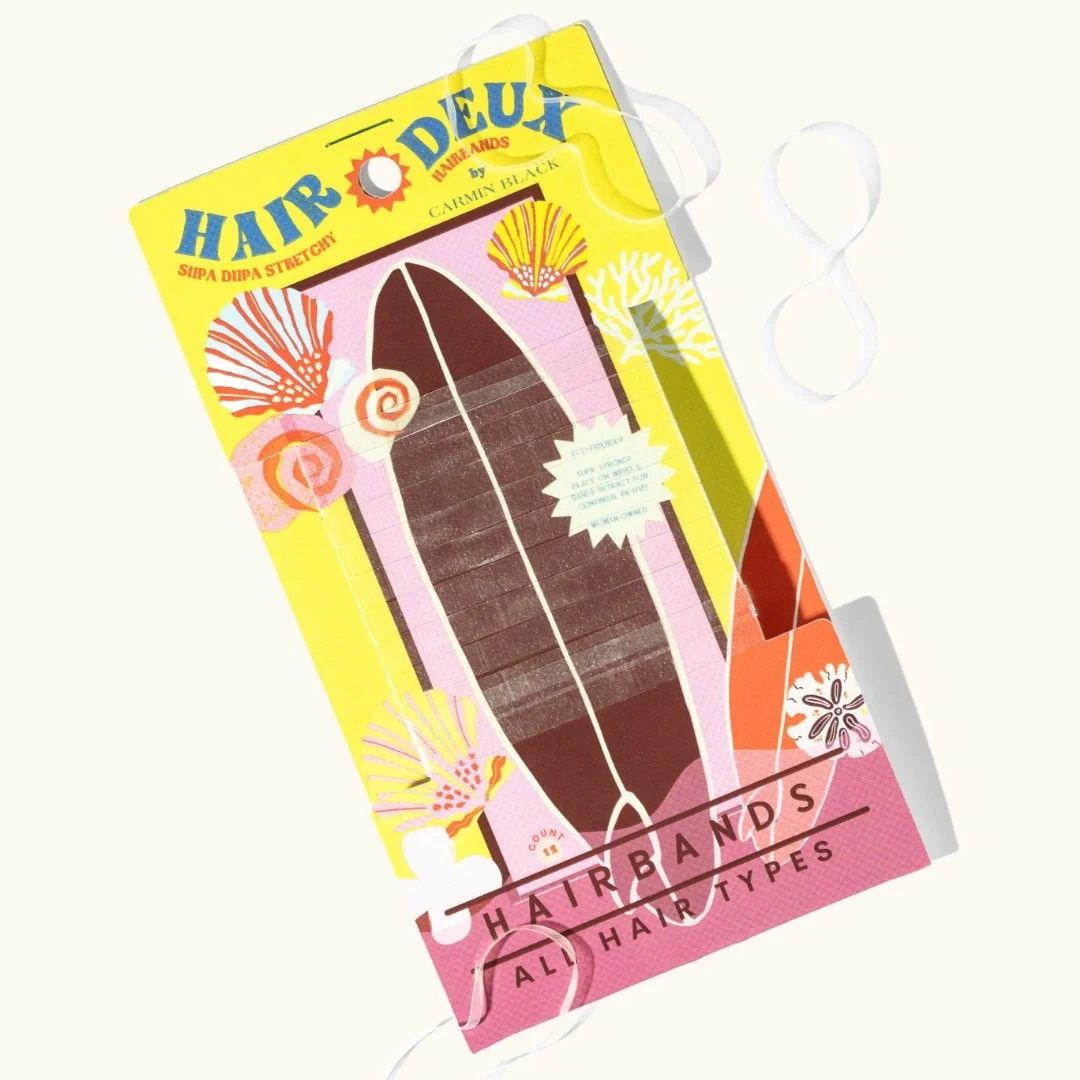 Hair Deux Supa Dupa Stretchy Hairband – Figgy Co display picture 2