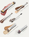 Fitglow Beauty Double Cheek Brush