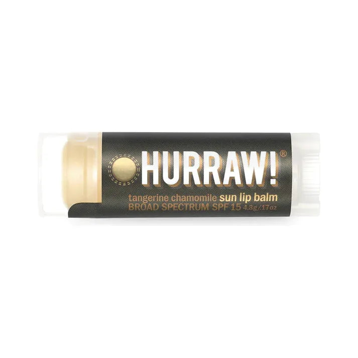 Hurraw Tangerine Chamomile Sun Lip Balm SPF 15