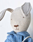 Woolgrass Farm Ruthie the Rabbit - Downeast Linen Dress
