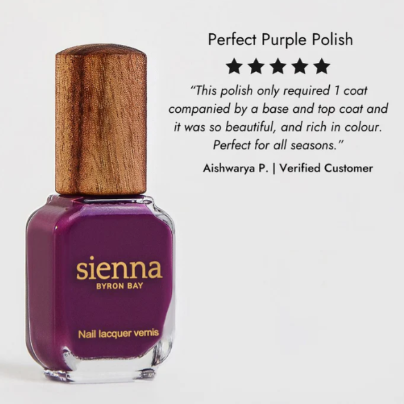 Sienna Byron Bay Nail Polish - Reverence