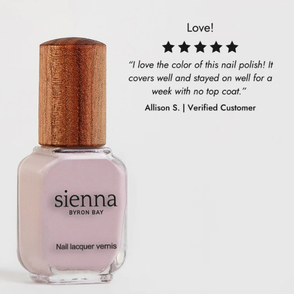 Sienna Byron Bay Nail Polish - Tranquility