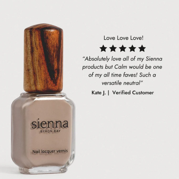 Sienna Byron Bay Nail Polish - Calm