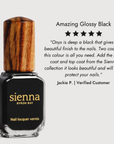Sienna Byron Bay Nail Polish - Onyx