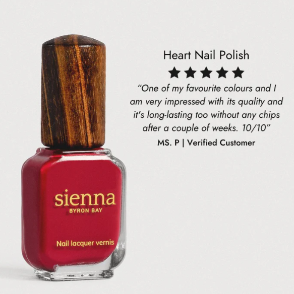 Sienna Byron Bay Nail Polish - Heart