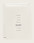 Jaymes Paper Baby Greeting Card