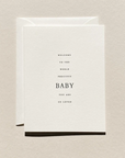 Jaymes Paper Baby Greeting Card