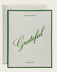 Jaymes Paper Incredibly Grateful For You Greeting Card