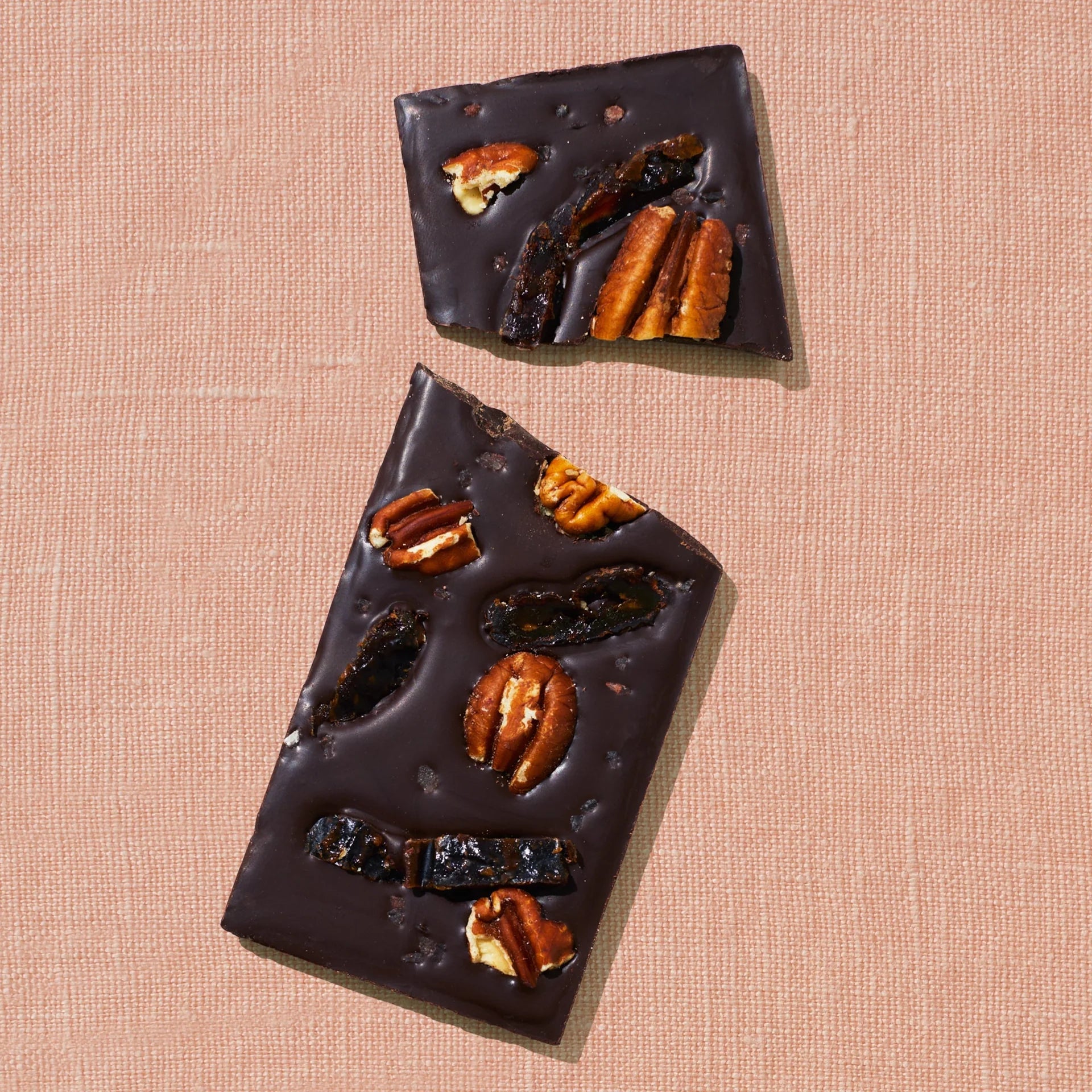 Spring and Mulberry Pecan Date Chocolate Bar