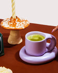 Wooden Spoon Herbs Mushroom Vanilla Matcha Latte
