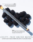 Fitglow Beauty Vegan Teddy Double Eye Brush