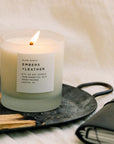 Slow North Embers + Leather Candle