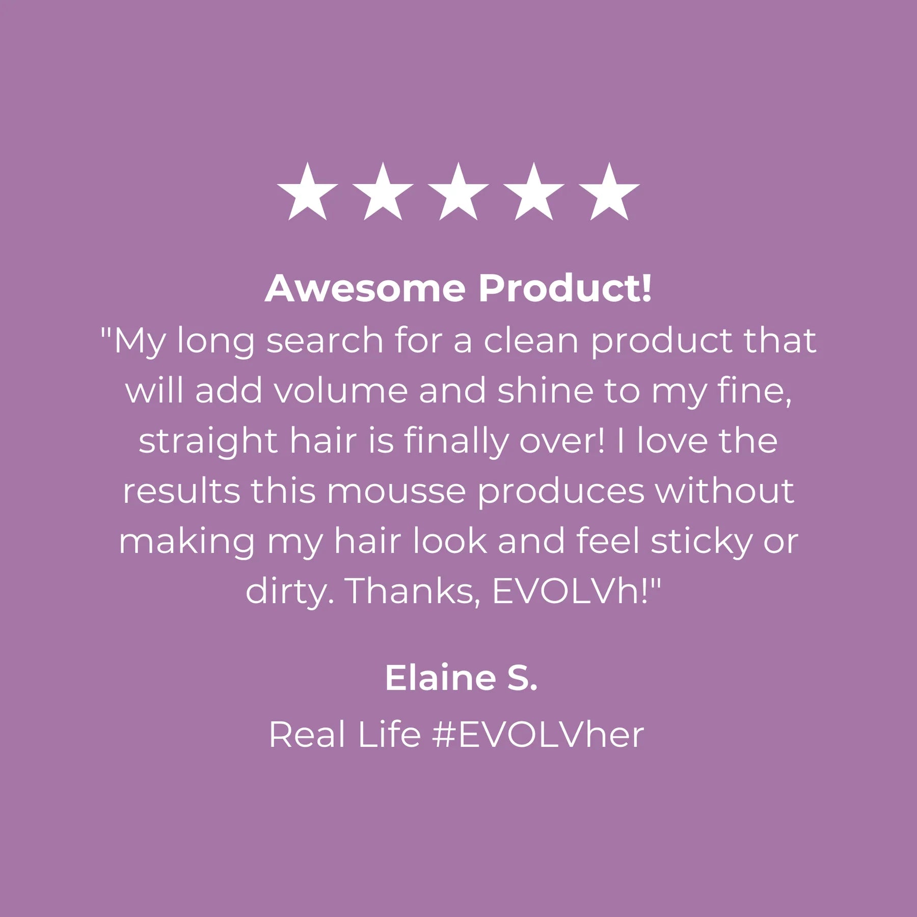 Evolvh InstaVolume Volumizing Mousse