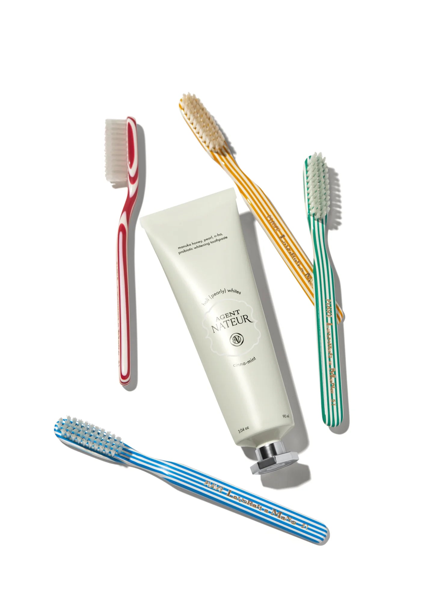 Agent Nateur holi (pearly) whites probiotic whitening toothpaste