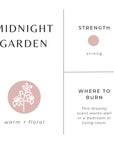 Slow North Midnight Garden Candle - 6oz