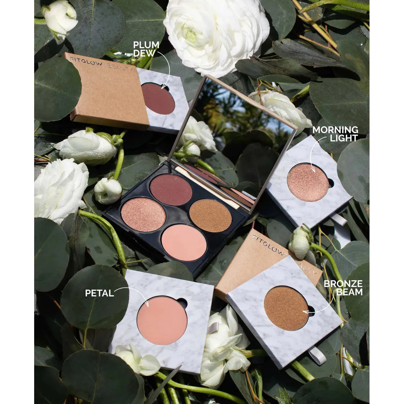 Fitglow Beauty Multi-Use Pressed Shadow + Blush Color