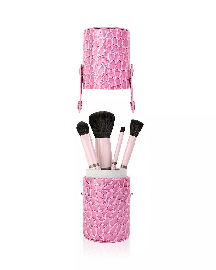 Jenny Patinkin Luxury Vegan 4-Brush Travel Set - Pink