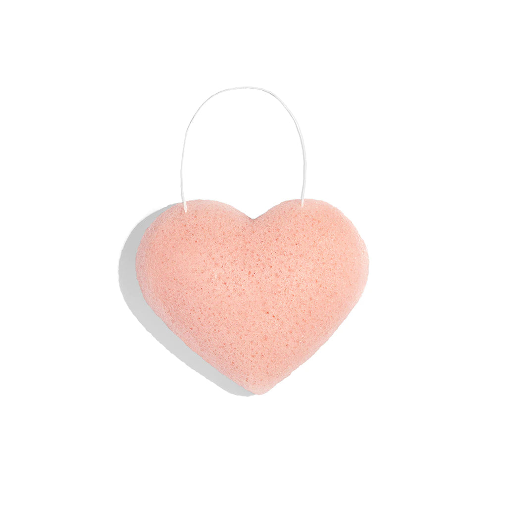 One Love Organics The Cleansing Sponge Rose Clay Heart