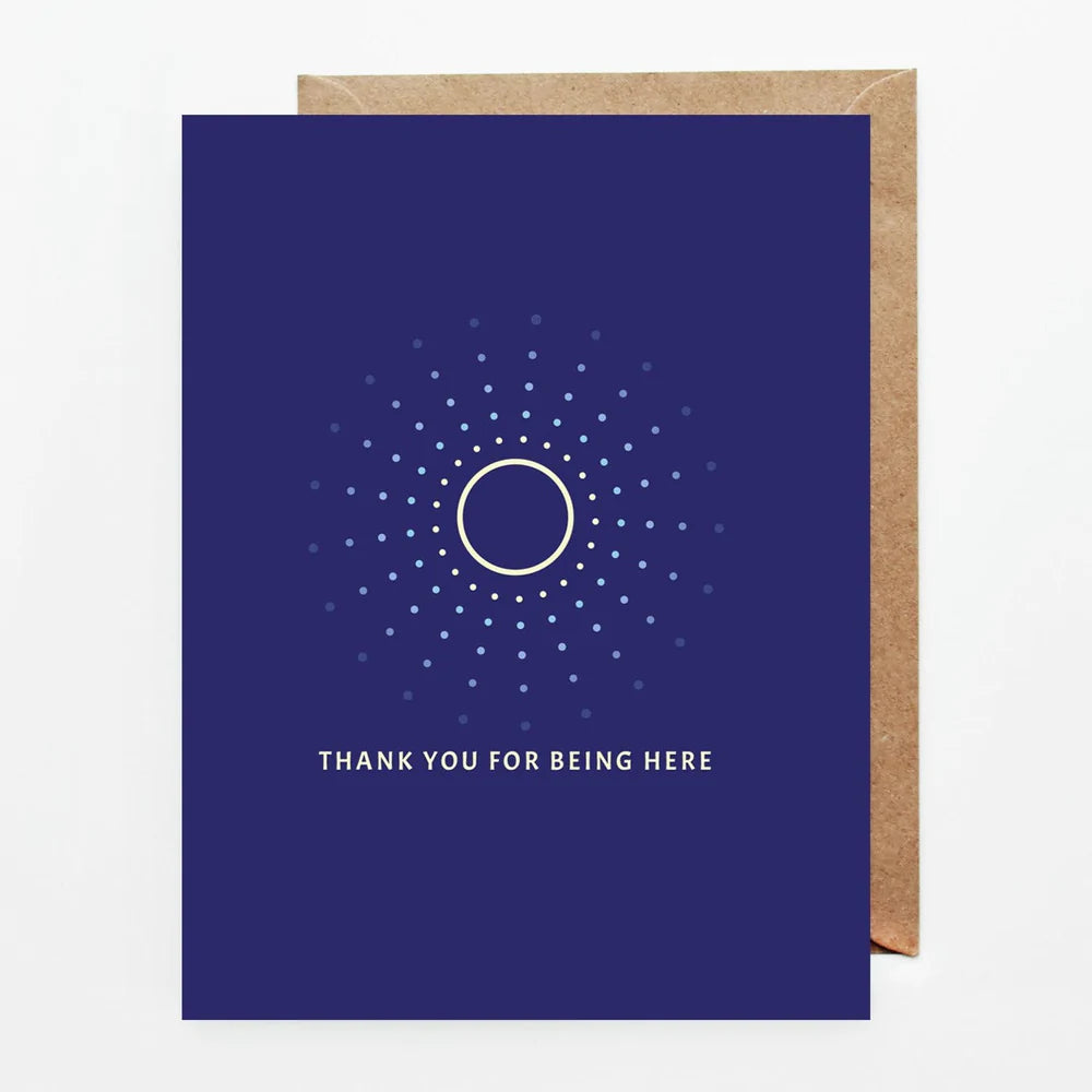 Slow North "Thank You For Being Here" Card