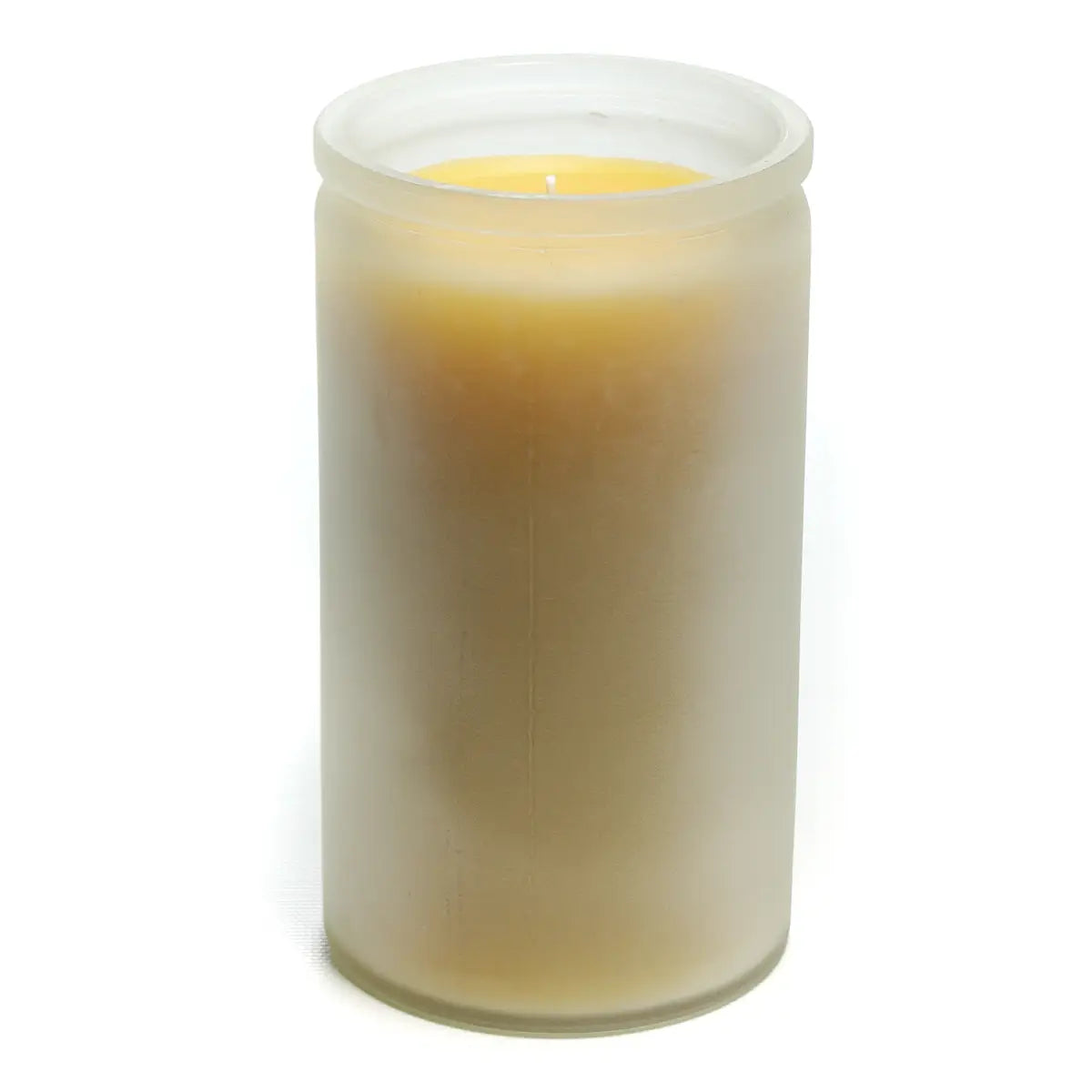 BlueCorn Pure Beeswax | Recycled Heavy Glass Candle - 16oz- Frosted