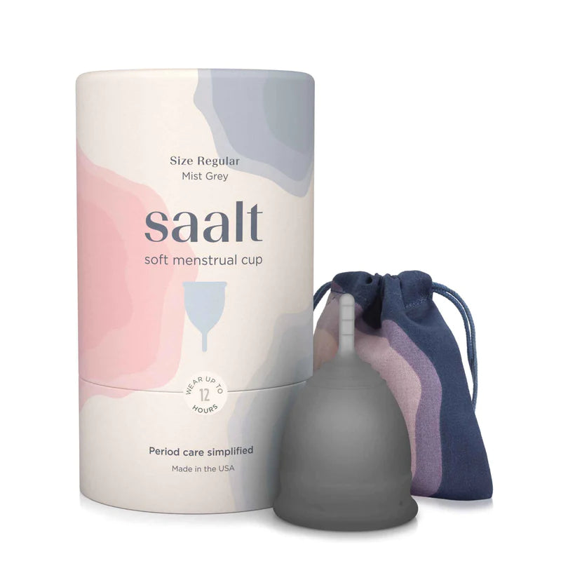 Saalt Soft Menstrual Cup Regular - Mist Grey