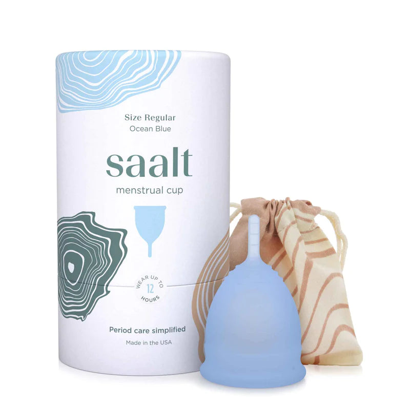 Saalt Menstrual Cup Regular - Ocean Blue