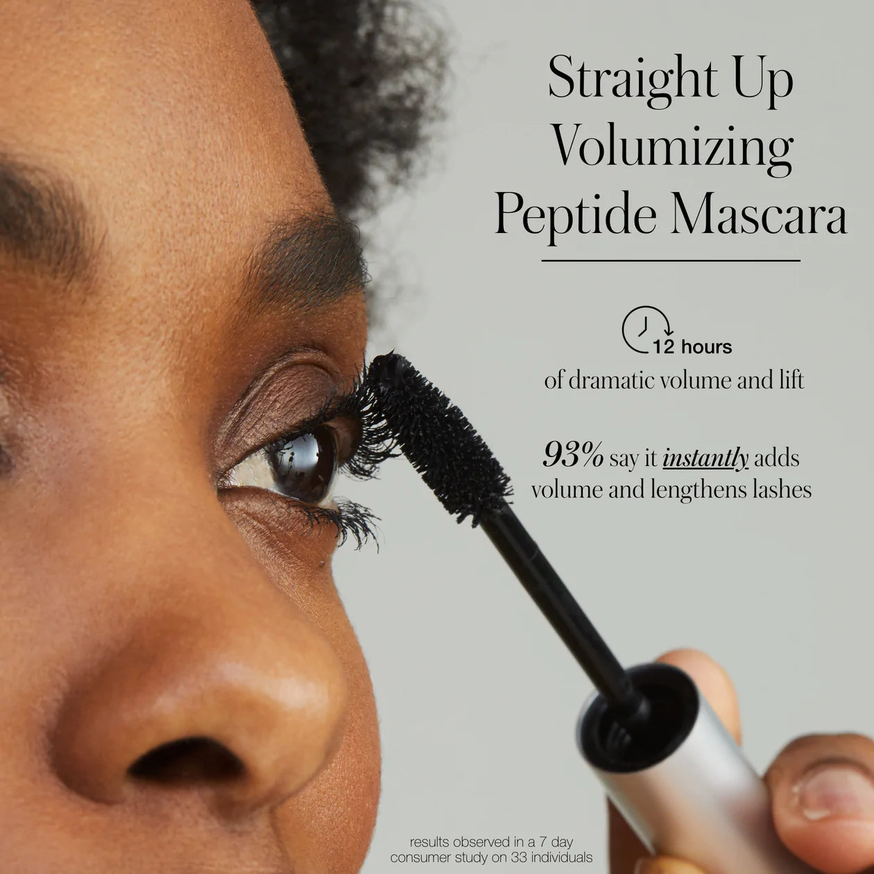 rms beauty Straight Up™ Volumizing Peptide Mascara