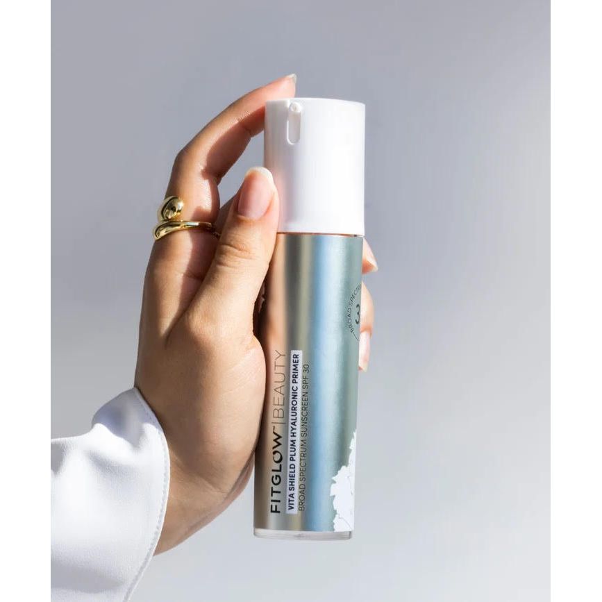 Fitglow Vita Shield Plum Hyaluronic Primer SPF 30