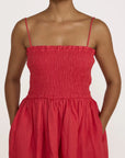 LAUDE the Label Strappy Bodice Dress - Poppy