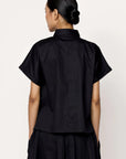 LAUDE the Label Relaxed Short Sleeve Shirt - Black