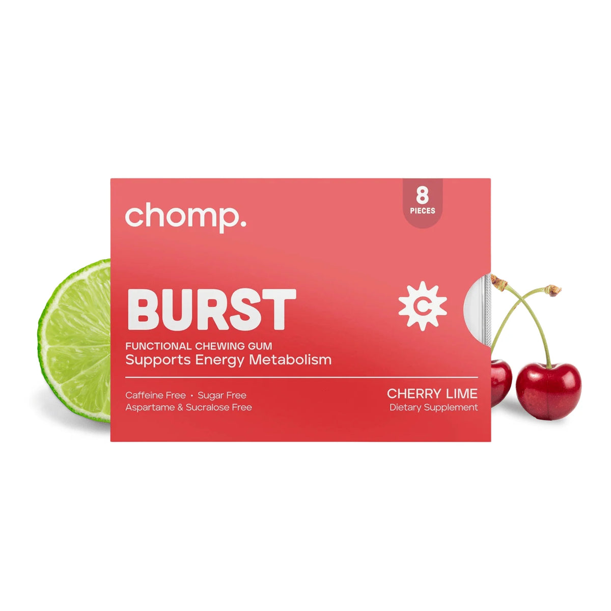 Chomp Burst Energy Gum