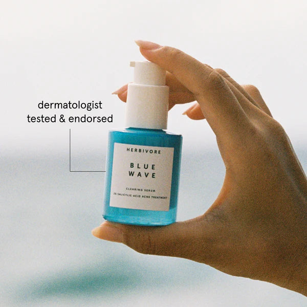 Herbivore BLUE WAVE 2% Salicylic Acid Medicated Acne Clearing Serum