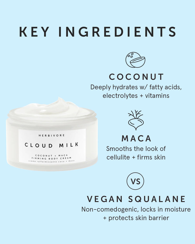 Herbivore Cloud Milk Coconut + Maca Firming Body Cream