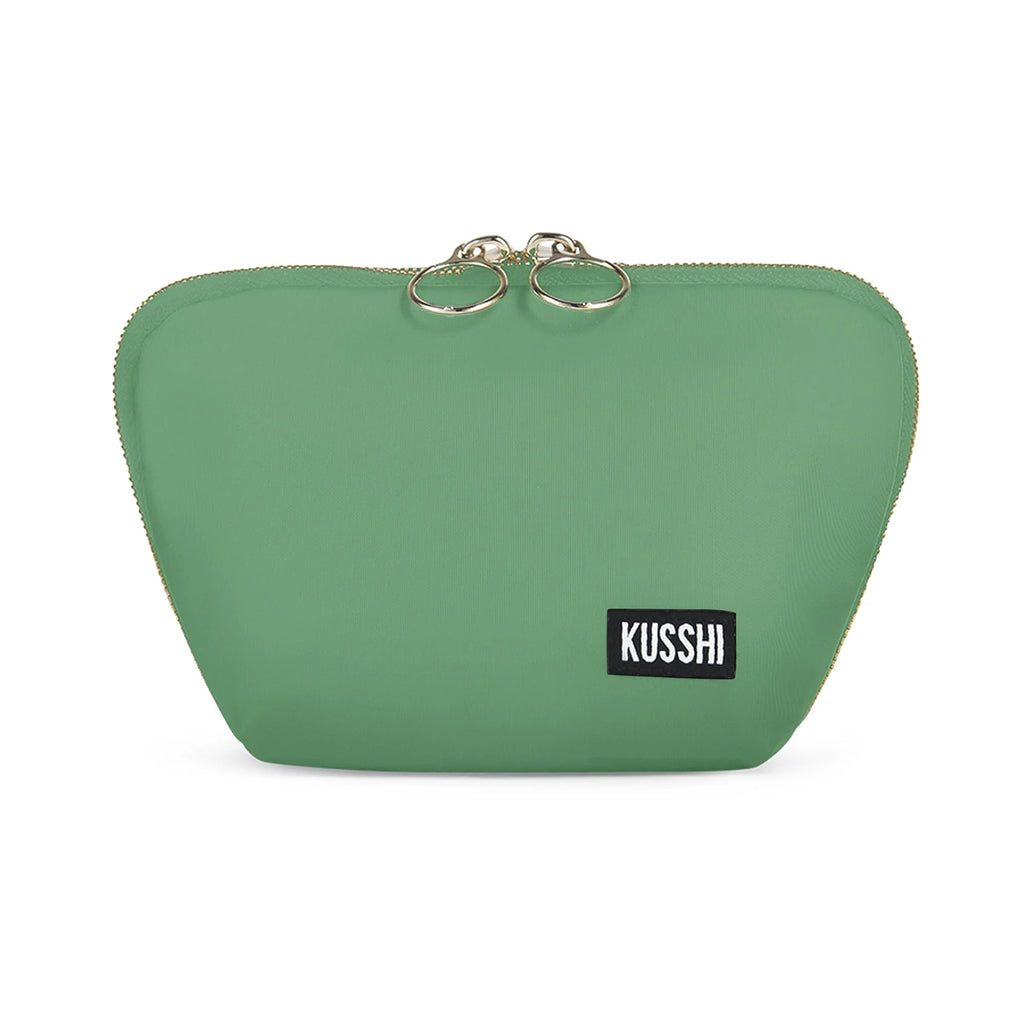 KUSSHI Everyday Makeup Bag kelly green