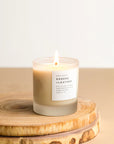 Slow North Embers + Leather Candle