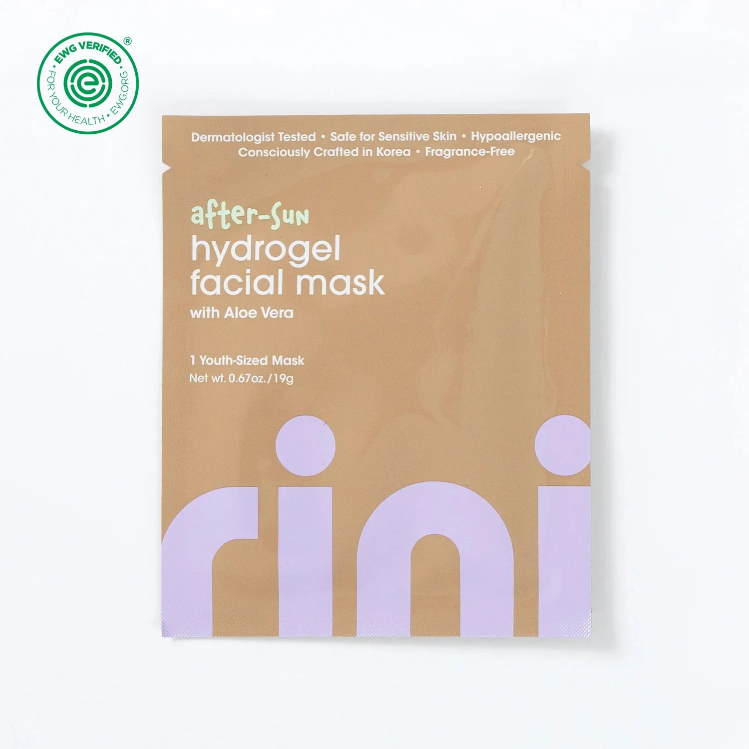 rini After-Sun Hydrogel Facial Mask