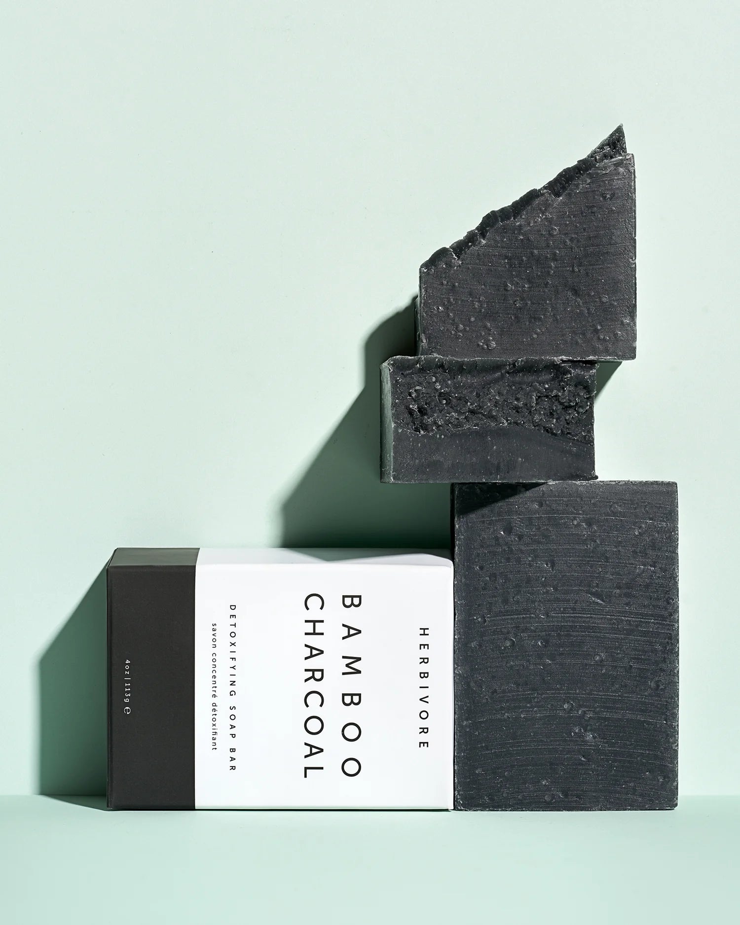 Herbivore Bamboo Charcoal Cleansing Bar Soap