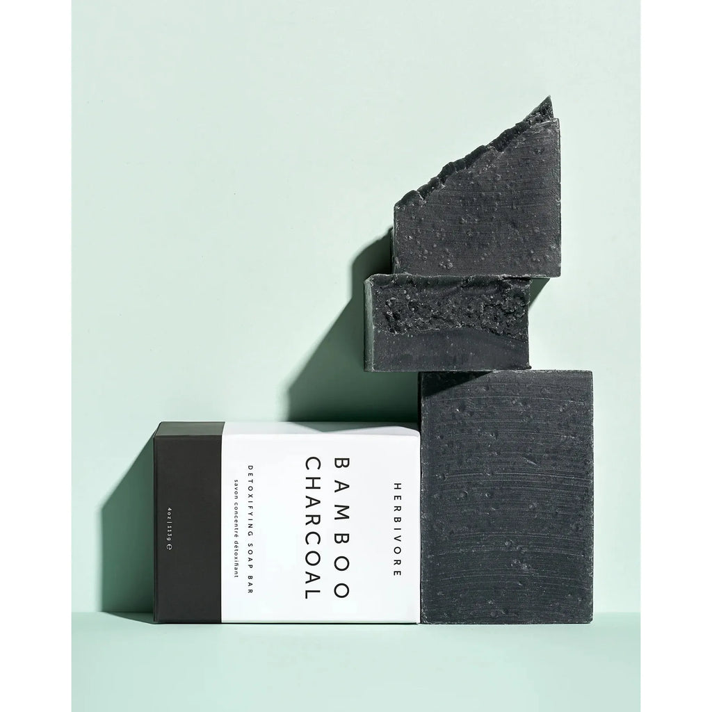Herbivore Bamboo Charcoal Cleansing Bar Soap