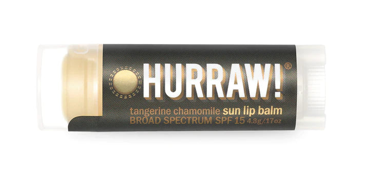 Hurraw Tangerine Chamomile Sun Lip Balm SPF 15