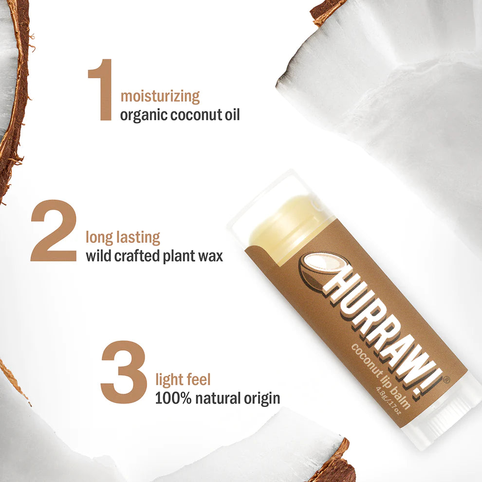 Hurraw Coconut Lip Balm