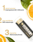 Hurraw Tangerine Chamomile Sun Lip Balm SPF 15